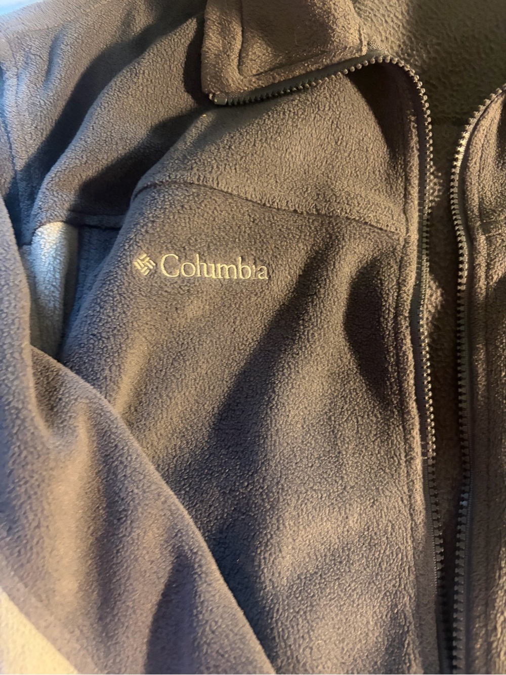 Columbia Men's Dark Gray Full-Zip Fleece Jacket
